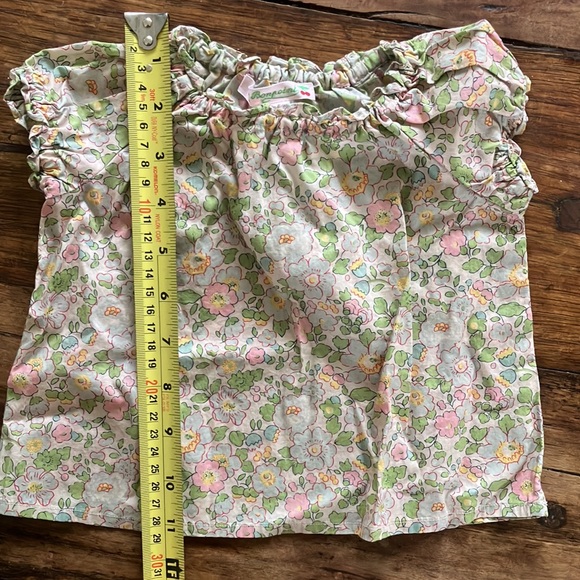 Bonpoint Spring Floral Top Pink Green Blue Cotton 6 - Picture 11 of 13